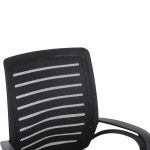 ΚΑΡΕΚΛΑ ΓΡΑΦΕΙΟΥ TRAIL HM1192 ΜΑΥΡΟ MESH-ΠΟΔΙ ΧΡΩΜΙΟΥ 64x55x98,5Υεκ. - Image 7