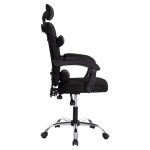 ΚΑΡΕΚΛΑ ΓΡΑΦΕΙΟΥ CRONER HM1196.01 ΜΑΥΡΟ MESH-ΜΕΤΑΛ.ΒΑΣΗ 58x99x120Υεκ. - Image 4