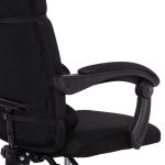 ΚΑΡΕΚΛΑ ΓΡΑΦΕΙΟΥ CRONER HM1196.01 ΜΑΥΡΟ MESH-ΜΕΤΑΛ.ΒΑΣΗ 58x99x120Υεκ. - Image 9