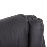 ΚΑΡΕΚΛΑ ΓΡΑΦΕΙΟΥ CANAN HM1201 ΜΑΥΡO PVC-ΒΑΣΗ ΧΡΩΜΙΟΥ 66x61x105Υεκ. - Image 8