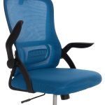 ΚΑΡΕΚΛΑ ΓΡΑΦΕΙΟΥ BLAZER HM1205.03 ΜΠΛΕ MESH-ΜΑΥΡΟΣ ΣΚΕΛΕΤΟΣ 60x58x110-130Υεκ. - Image 8