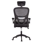 ΚΑΡΕΚΛΑ ΓΡΑΦΕΙΟΥ BASTON HM18236.01 ΜΑΥΡΟ MESH & PP ΣΚΕΛΕΤΟΣ 64x60x117-127Υεκ. - Image 6