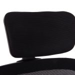ΚΑΡΕΚΛΑ ΓΡΑΦΕΙΟΥ BASTON HM18236.01 ΜΑΥΡΟ MESH & PP ΣΚΕΛΕΤΟΣ 64x60x117-127Υεκ. - Image 7