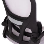 ΚΑΡΕΚΛΑ ΓΡΑΦΕΙΟΥ BASTON HM18236.02 ΓΚΡΙ MESH & ΜΑΥΡΟ PP ΣΚΕΛΕΤΟΣ 64x60x127Υεκ. - Image 9