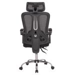 ΚΑΡΕΚΛΑ ΓΡΑΦΕΙΟΥ BARNET HM18258.01 ΜΑΥΡΟ MESH-ΜΑΥΡΟΣ ΣΚΕΛΕΤΟΣ NYLON 61x62x123Υ - Image 6