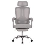 ΚΑΡΕΚΛΑ ΓΡΑΦΕΙΟΥ BARNET HM18258.02 ΓΚΡΙ MESH-ΓΚΡΙ ΣΚΕΛΕΤΟΣ NYLON 61x62x123Υ - Image 3