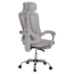 ΚΑΡΕΚΛΑ ΓΡΑΦΕΙΟΥ BARNET HM18258.02 ΓΚΡΙ MESH-ΓΚΡΙ ΣΚΕΛΕΤΟΣ NYLON 61x62x123Υ - Image 5