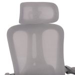 ΚΑΡΕΚΛΑ ΓΡΑΦΕΙΟΥ BARNET HM18258.02 ΓΚΡΙ MESH-ΓΚΡΙ ΣΚΕΛΕΤΟΣ NYLON 61x62x123Υ - Image 7