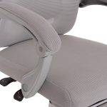 ΚΑΡΕΚΛΑ ΓΡΑΦΕΙΟΥ BARNET HM18258.02 ΓΚΡΙ MESH-ΓΚΡΙ ΣΚΕΛΕΤΟΣ NYLON 61x62x123Υ - Image 8