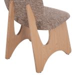 ΚΑΡΕΚΛΑ ΤΡΑΠΕΖΑΡΙΑΣ BELLISI HM18248.01 ΚΑΦΕ ΥΦΑΣΜΑ-PLYWOOD ΧΡΩΜΑ ΔΡΥΟΣ 53x56x78Υεκ. - Image 10