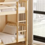ΚΟΥΚΕΤΑ ΠΑΙΔΙΚΗ ΜΕ 2 ΣΤΡΩΜΑΤΑ LANTAI HM21307 ΞΥΛΟ ΠΕΥΚΟΥ ΦΥΣΙΚΟ--ΣΤΡΩΜΑΤΑ 90x190εκ - Image 8
