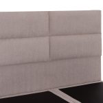 ΚΡΕΒΑΤΙ MILO HM616.32 ΜΠΕΖ ΥΦΑΣΜΑ ΓΙΑ ΣΤΡΩΜΑ 160x200εκ - Image 6