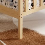 ΚΡΕΒΑΤΙ ΠΑΙΔΙΚΟ ΜΕ ΣΤΡΩΜΑ GIMLY HM21300 ΞΥΛΟ ΠΕΥΚΟΥ ΣΕ ΦΥΣΙΚΟ ΓΙΑ ΣΤΡΩΜΑ 90x190εκ - Image 8