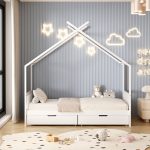 ΚΡΕΒΑΤΙ ΠΑΙΔΙΚΟ ΜΕ ΣΤΡΩΜΑ KLARICE HM21305.01 ΞΥΛΟ ΠΕΥΚΟΥ ΣΕ ΛΕΥΚΟ--ΣΤΡΩΜΑ 90x190εκ - Image 5