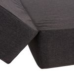 ΜΑΞΙΛΑΡΙ ΞΑΠΛΩΣΤΡΑΣ KIHEI HM21094.03 OLEFIN ΣΚΟΥΡΟ ΓΚΡΙ ΜΕ FOAM 198x70x20Υεκ - Image 7