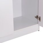 ΝΤΟΥΛΑΠΑ 3ΦΥΛΛΗ ΜΕ ΡΑΦΙΑ FUENTO HM2482.02 ΛΕΥΚΗ ΜΕΛΑΜΙΝΗ 120-116x40x123,5Υεκ. - Image 8
