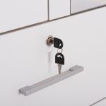 ΝΤΟΥΛΑΠΑ ΜΕ ΚΑΘΡΕΦΤΗ & ΣΥΡΤΑΡΙΑ JARRY HM2485.01 ΛΕΥΚΗ ΜΕΛΑΜΙΝΗ 119x48x183Υεκ - Image 8