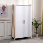 ΝΤΟΥΛΑΠΑ ΠΑΙΔΙΚH PASCHAL HM2494.03 ΛΕΥΚΗ ΜΕΛΑΜΙΝΗ-ΠΟΔΙΑ ΞΥΛΟ ΠΕΥΚΟΥ 96x44x170Υεκ. - Image 2