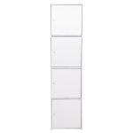 ΝΤΟΥΛΑΠΙ SORIANO HM9940.01 ΛΕΥΚΗ ΜΕΛΑΜΙΝΗ 40x39-41x157Υεκ. - Image 3