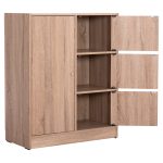 ΝΤΟΥΛΑΠΙ ΜΕ 4 ΑΠΟΘ.ΧΩΡΟΥΣ MATIN HM2479.02 SONAMA OAK ΜΕΛΑΜΙΝΗ 80x39,5x99,5Υεκ. - Image 7