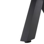 ΠΑΓΚΑΚΙ ΑΛΟΥΜΙΝΙΟΥ TAWNEE HM6040.01 ΑΝΘΡΑΚΙ-POLYWOOD ΚΑΘΙΣΜΑ ΦΥΣΙΚΟ 220x36x44,5Υεκ. - Image 9