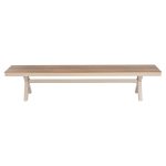 ΠΑΓΚΑΚΙ ΑΛΟΥΜΙΝΙΟΥ TAWNEE HM6040.04 ΣΑΜΠΑΝΙ-POLYWOOD ΚΑΘΙΣΜΑ ΦΥΣΙΚΟ 220x36x44,5Υεκ. - Image 3