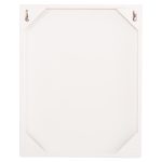 ΠΙΝΑΚΑΣ ΟΡΘΟΓΩΝΙΟΣ ΣΕΙΡΑ SANTORINI HM4535 MDF ΥΠΟΛΕΥΚΟ ΧΡΩΜΑ-ΔΙΑΚΟΣΜΗΣΗ ΜΠΕΖ 48x4,5(πάχος)x60Υεκ. - Image 4