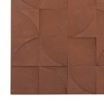 ΠΙΝΑΚΑΣ ΤΕΤΡΑΓΩΝΟΣ ΣΕΙΡΑ SANTORINI HM4524 MDF ΣΕ ΚΑΦΕ ΧΡΩΜΑ 80x5(πάχος)x80Υεκ. - Image 5