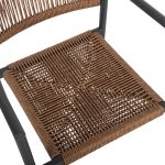 ΠΟΛΥΘΡΟΝΑ ΑΛΟΥΜΙΝΙΟΥ STER HM5786.12 ΑΝΘΡΑΚΙ-ΣΥΝΘ.RATTAN ΜΠΕΖ 55,5x53x78Υεκ. - Image 9