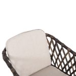 ΠΟΛΥΘΡΟΝΑ ΑΛΟΥΜΙΝΙΟΥ BOLLY HM6080 ΚΑΦΕ-ΣΥΝΘ.RATTAN ΚΑΦΕ-ΜΠΕΖ ΜΑΞΙΛΑΡΙΑ 58,5x67x86Υεκ - Image 7