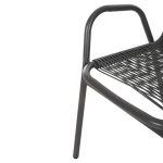ΠΟΛΥΘΡΟΝΑ ΕΞ.ΧΩΡΟΥ AVRIL HM5968.01 ΜΕΤΑΛΛΟ ΚΑΙ ΣΥΝΘ.RATTAN ΣΕ ΓΚΡΙ 54,5x56x78Υεκ. - Image 10