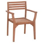 ΠΟΛΥΘΡΟΝΑ ΕΞΩΤ.ΧΩΡΟΥ ERMIONI HM18129 ΞΥΛΟ TEAK--ΦΥΣΙΚΟ ΧΡΩΜΑ 60x59x84Υεκ.