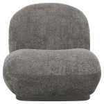 ΠΟΛΥΘΡΟΝΑ BEANY HM9591.01 ΓΚΡΙ ΜΠΟΥΚΛΕ ΥΦΑΣΜΑ 85x82x77Υ εκ. - Image 2