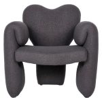 ΠΟΛΥΘΡΟΝΑ HARTT HM9777.01 ΓΚΡΙ TEDDY ΥΦΑΣΜΑ 84x74x87Yεκ. - Image 3