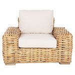 ΠΟΛΥΘΡΟΝΑ TROPEL HM9810 ΞΥΛΟ MANGO-RATTAN ΦΥΣΙΚΟ-ΛΕΥΚΑ ΜΑΞΙΛΑΡΙΑ 110x88x70-85Υεκ. - Image 3