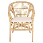 ΠΟΛΥΘΡΟΝΑ DAMPAR HM9929.04 RATTAN ΣΕ ΦΥΣΙΚΟ-ΛΕΥΚΟ ΜΑΞΙΛΑΡΙ 59x61x80Υεκ. - Image 3