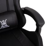 ΠΟΛΥΘΡΟΝΑ GAMING DARREN HM1203.04 ΜΑΥΡΟ-ΛΕΥΚΟ PVC 58.5x100x120Υεκ. - Image 7