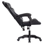 ΠΟΛΥΘΡΟΝΑ GAMING DARREN HM1203.10 ΜΑΥΡΟ-ΓΚΡΙ PVC 60x60x120Υεκ. - Image 7