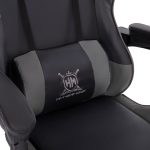 ΠΟΛΥΘΡΟΝΑ GAMING DARREN HM1203.10 ΜΑΥΡΟ-ΓΚΡΙ PVC 60x60x120Υεκ. - Image 8