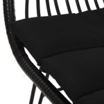 ΠΟΛΥΘΡΟΝΑ ΜΕ ΜΑΞΙΛΑΡΙ ΜΕΤΑΛΛΙΚΗ ALLEGRA HM5450.32 ΜΕ WICKER ΜΑΥΡΟ 58x59x82Υεκ. - Image 9