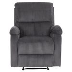 ΠΟΛΥΘΡΟΝΑ RELAX DIONI HM3296.11 ΓΚΡΙ ΡΙΓΕ ΥΦΑΣΜΑ 85x90x100Υεκ. - Image 3