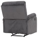 ΠΟΛΥΘΡΟΝΑ RELAX DIONI HM3296.11 ΓΚΡΙ ΡΙΓΕ ΥΦΑΣΜΑ 85x90x100Υεκ. - Image 5