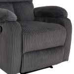 ΠΟΛΥΘΡΟΝΑ RELAX DIONI HM3296.11 ΓΚΡΙ ΡΙΓΕ ΥΦΑΣΜΑ 85x90x100Υεκ. - Image 8