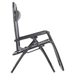 ΠΟΛΥΘΡΟΝΑ RELAX COMPANION HM5095.11 ΓΚΡΙ TEXTILENE-ΜΑΥΡΟ ΜΕΤΑΛΛΟ 67x145x110Υεκ. - Image 5