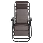ΠΟΛΥΘΡΟΝΑ RELAX COMPANION HM5095.13 ΚΑΦΕ TEXTILENE-ΜΑΥΡΟ ΜΕΤΑΛΛΟ 67x145x110Υεκ. - Image 4