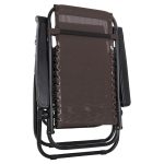 ΠΟΛΥΘΡΟΝΑ RELAX COMPANION HM5095.13 ΚΑΦΕ TEXTILENE-ΜΑΥΡΟ ΜΕΤΑΛΛΟ 67x145x110Υεκ. - Image 7