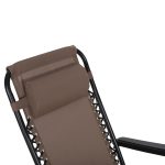 ΠΟΛΥΘΡΟΝΑ RELAX COMPANION HM5095.14 ΣΑΜΠΑΝΙ TEXTILENE-ΜΑΥΡΟ ΜΕΤΑΛΛΟ 67x145x110Υεκ. - Image 8