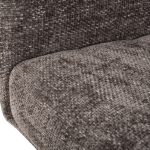 ΠΟΛΥΘΡΟΝΑΚΙ ΤΡΑΠΕΖΑΡΙΑΣ GAZER HM9845.03 ΓΚΡΙ YΦΑΣΜΑ-ΠΟΔΙΑ RUBBERWOOD 66x63x91Υεκ. - Image 9
