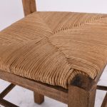 ΣΚΥΡΟΣ Καρέκλα Οξιά Βαφή Εμποτισμού Καρυδί, Κάθισμα Ψάθα Wheat Straw - Image 3