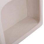 ΡΑΦΙΕΡΑ ΤΟΙΧΟΥ ΣΕΙΡΑ SANTORINI HM18069 MDF ΣΕ ΥΠΟΛΕΥΚΟ ΧΡΩΜΑ 47,5x18x120Υεκ. - Image 9